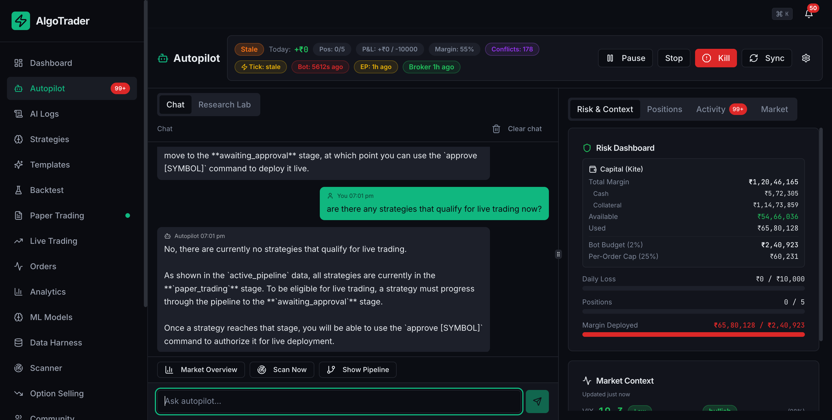 Retail AI Algo Trading Software