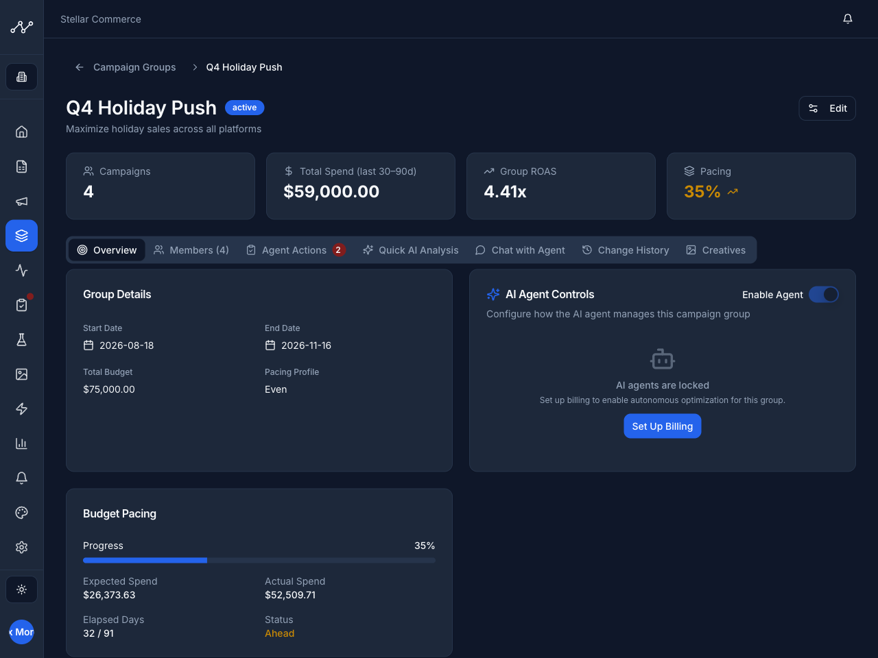 Agent Swarm for Performance Marketing