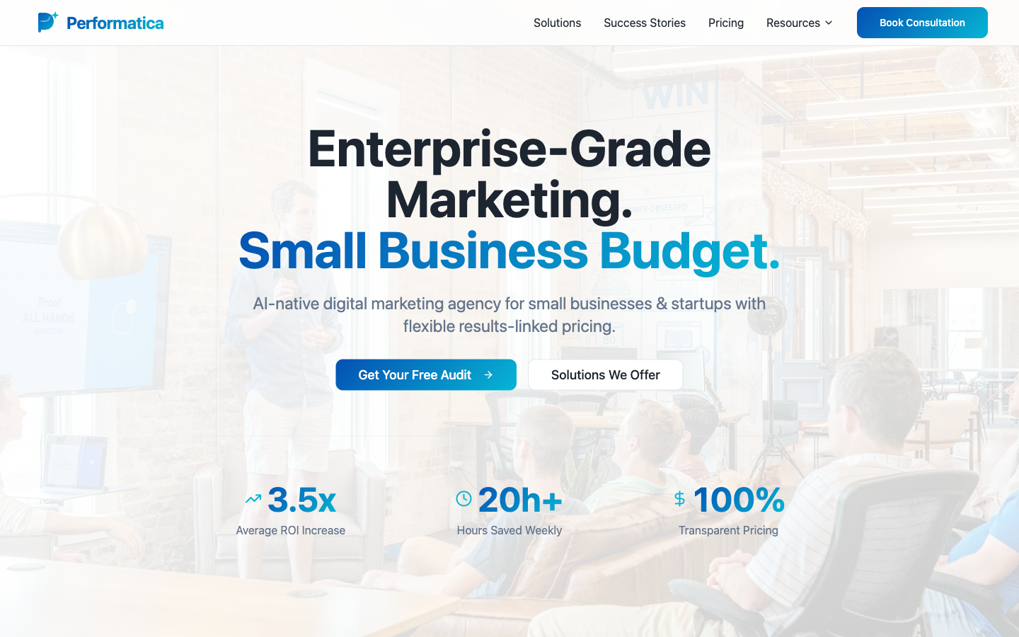 AI-Native Agency Web & Marketing Platform