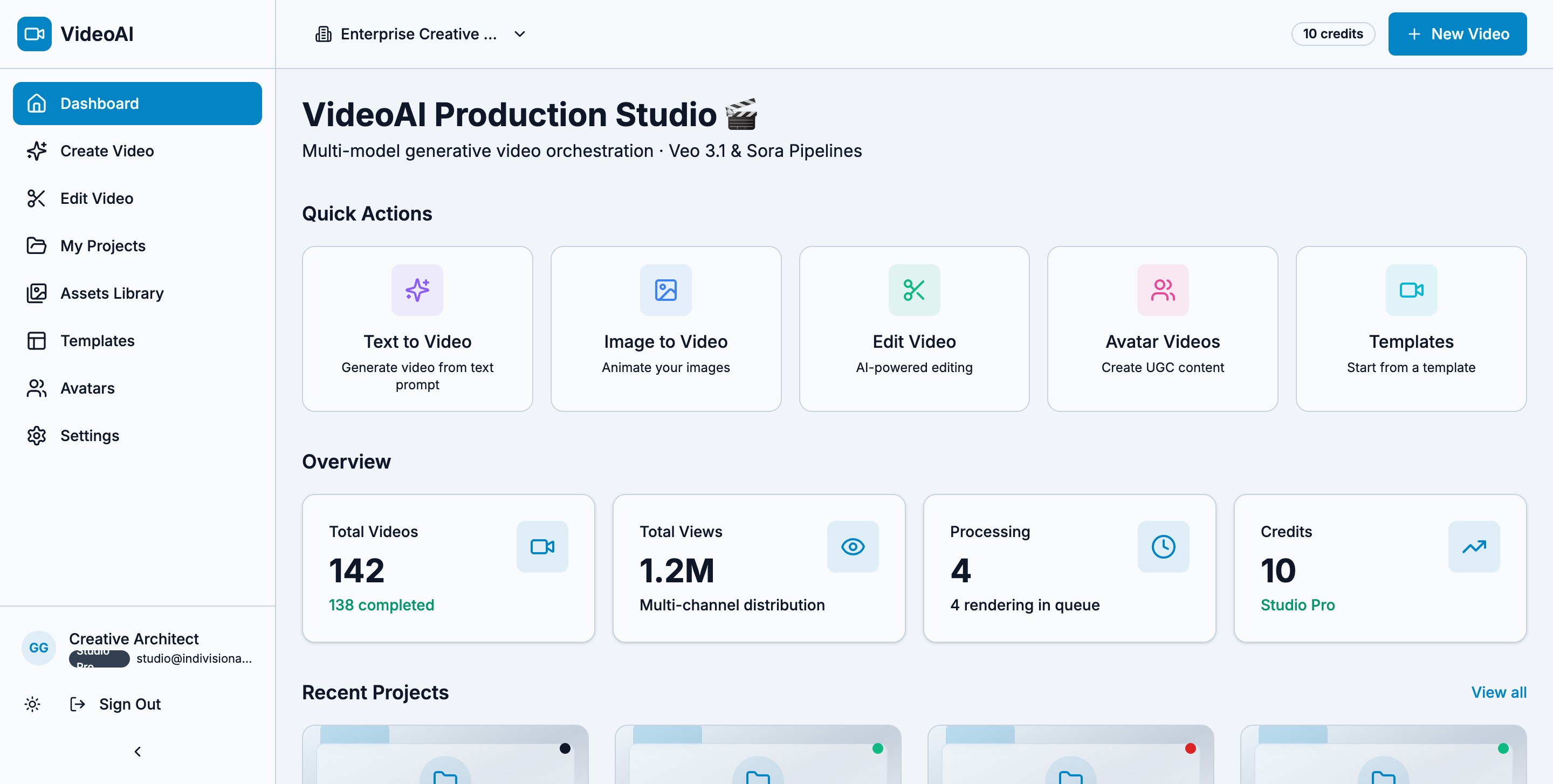 AI Video Production Studio